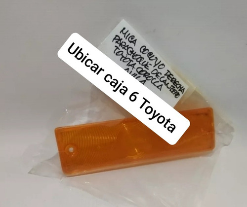 Mica Cocuyo Rh Parachoque Delantero Toyota Corolla Ávila (Usado)