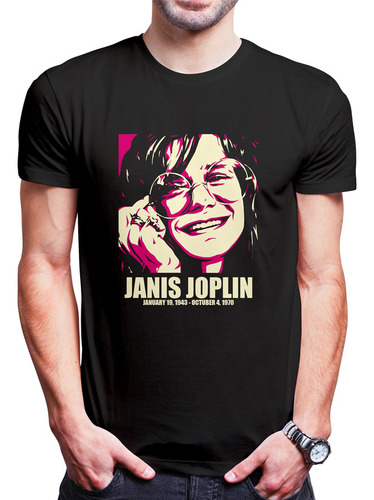 Polo Varon Janis Joplin Since (d0544 Boleto.store)