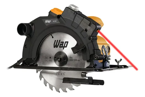 Serra Circular Elétrica WAP ESC 1500 com Guia Laser e 1500W de Po...