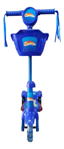 Scooter De Pie Con Canasta Para Niños Regalo Navidad Patin