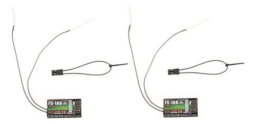 Receptor Fs-ia6 Control, 2 Unidades, I4 6 Remote Flysky