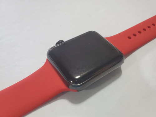 Apple Watch Series 3 42mm (gps + Lte) Color Negro Inoxidable Negro Rojo Negro (Usado)