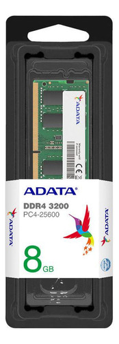 Memoria Note Sodimm Adata 8gb Ddr4 3200mhz Ad4s32008g22-sgn