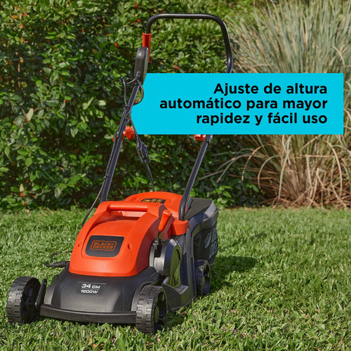 Imagen 7 de 11 de Cortadora De Césped 34cm 1200w Black+decker Gr3400-b3
