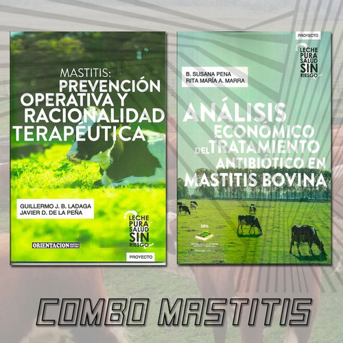 Libro Combo Mastitis Bovina - Orientacion Grafica - Efa