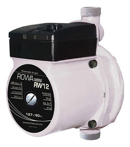 Bomba Presurizadora Rowa 1/2 Mini Rw 12 0.16hp 127v 2700l/h