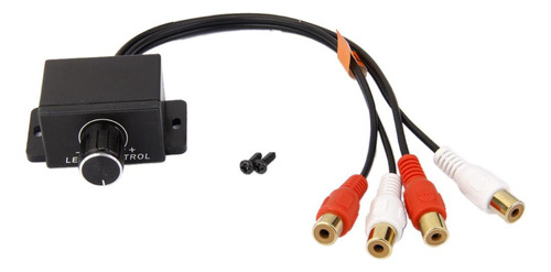 Ajuste 1pc Amplificador De Coche Bajo Telemando Nivel Rca