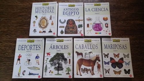 Mini Libros Anteojito Historia Deporte Ciencia Caballo Arbol
