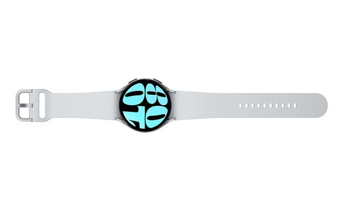 Smart Watch Reloj Samsung Galaxy Watch 6 44mm Gtia Oficial Color De La Caja Blanco Color De La Malla Silver Color Del Bisel Negro Diseño De La Malla Silicona