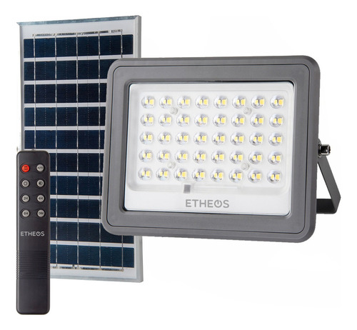 Reflector Led 60 W Solar Exterior Panel Control Remoto