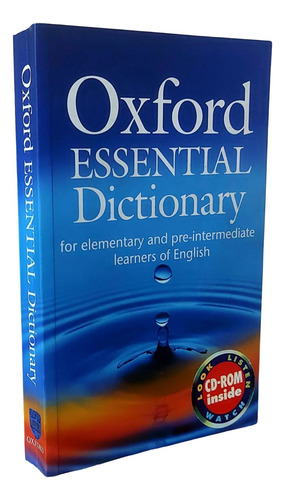 Oxford Essential Dictionary For Elementary And Pre-intermediate Learners Of English (cd-rom Inside) (Usado)