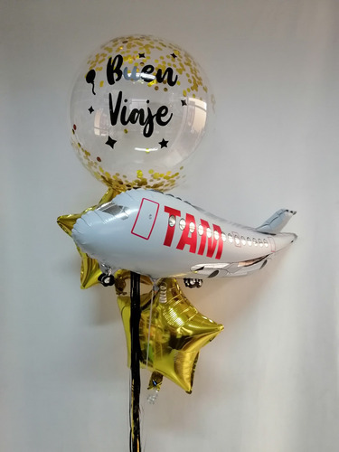 Globos De Viajes Inflado Con Helio