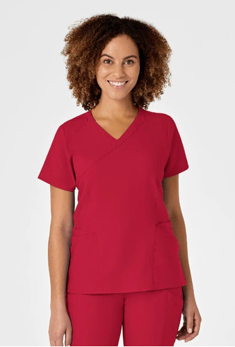 Uniforme Clínico Mujer Matrona Rojo 6455a Wonderwink 123