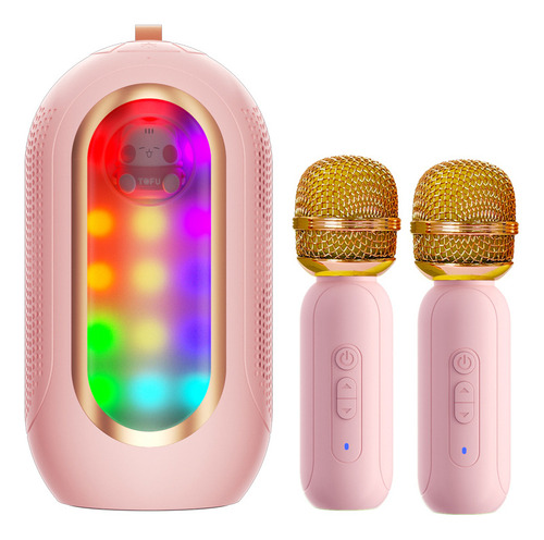 Juego De Máquinas De Karaoke, Micrófono, Luces, Máquina Port