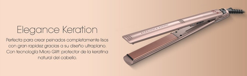 Planchita De Pelo Gama Keration Elegance Micro Glitt Y Long