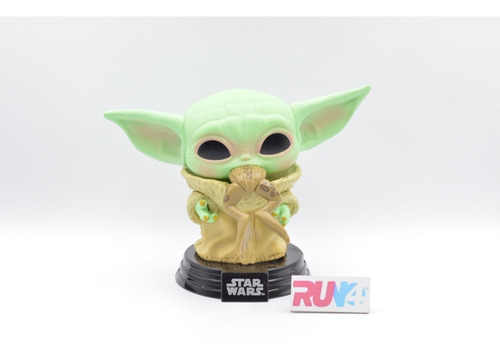 Funko Pop! Sw The Mandalorian - Baby Yoda Con Rana #379
