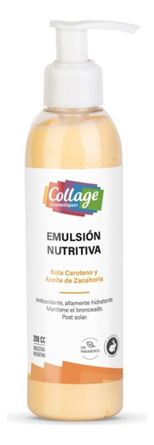 Emulsion Nutritiva Con Aceite De Zanahoria Collage X 200 Ml