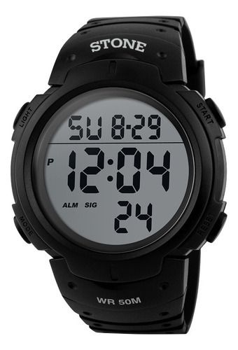 Reloj Stone St1153 Digital 50m Para Hombre Agente Liniers