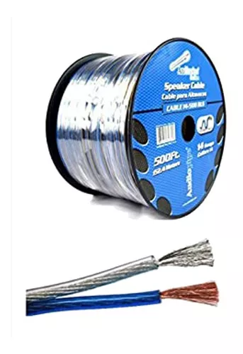 AUDIOPIPE CABLE-18 CABLE PARA PARLANTE 2 X 0.50 MM AZUL PLATA ( 18