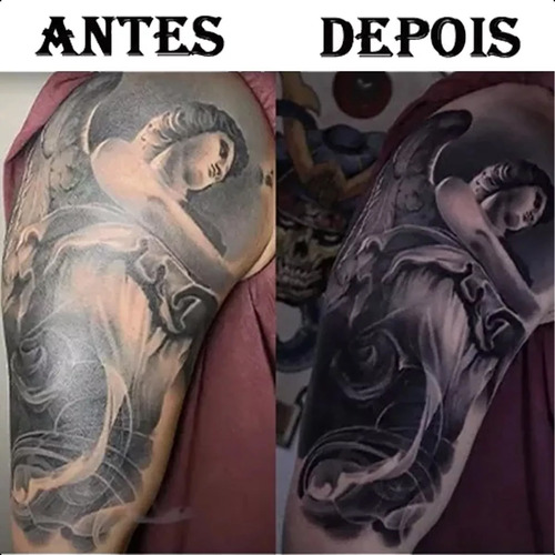 Refletor 10w Com Pelicula E Lente Filtro Cpl 52mm Para Foto De Tattoo cor preto LUJELE CONFECÇÕES Polarizadora Tatuador
