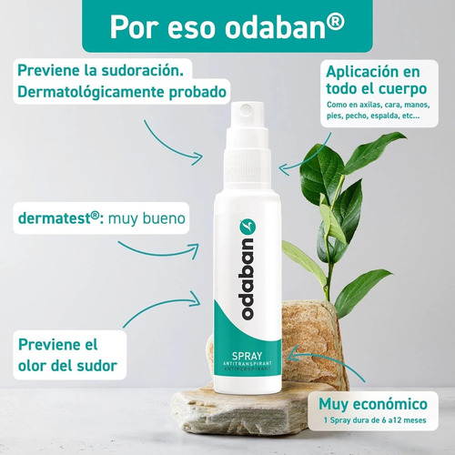Kit Antitranspirante Odaban Spray + Odaban Deo Stick Unisex