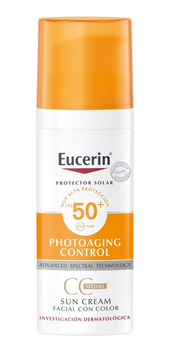 Eucerin Protector Solar Photoaging Control Cc Fps 50 50 Ml.