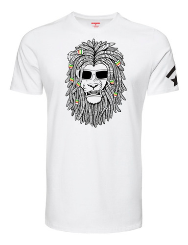 Playera Line Of Color  Hombre Reggae León Rasta Sp-3