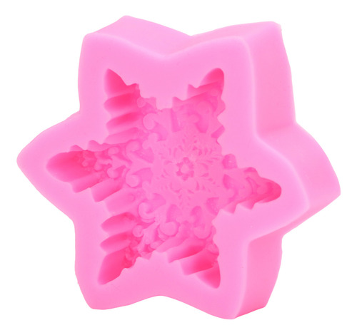 Moldes De Silicona Para Fondant Con Forma De Copo De Nieve 3