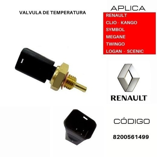 Valvula Sensor  Temperatura Renault Logan