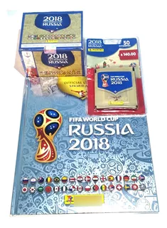 Caja Rusia 2018 100 Sobres, Álbum Platino Panini, Y Blister