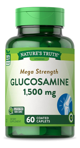 Nature's Truth Glucosamine 1500mg Mega Fuerza 60capsulas 