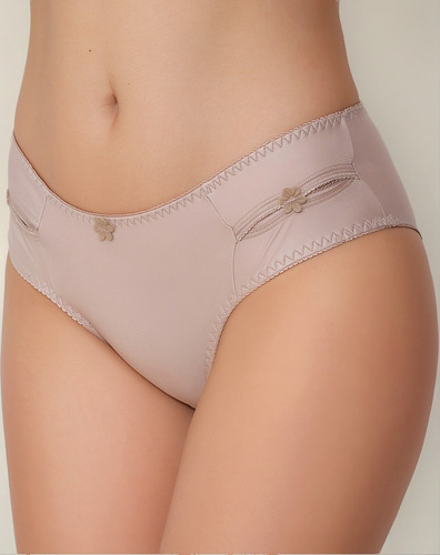 Calcinha Microfibra Rosset Com Lacinhos Forro 100% Algodão