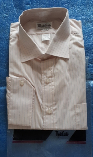 Camisa Montecristo. Manga Larga. Talla 17.5 - 34