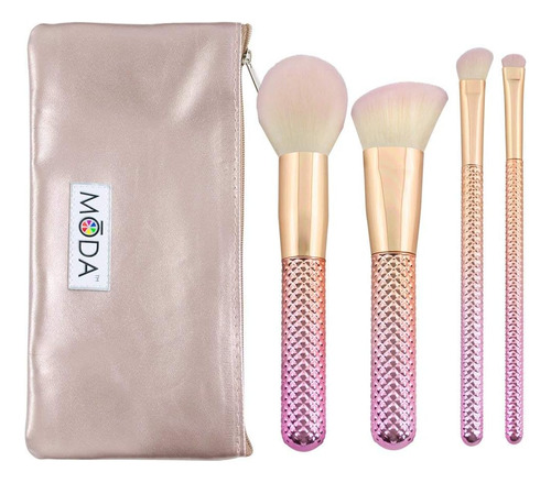 Moda Juego Completo De 5 Brochas De Maquillaje Para Rostro M