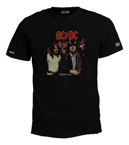 Camiseta Ac Dc Highway To Hell Foto Rock Poster Metal Bto