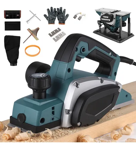 Plaina Elétrica Manual Profissional 1500w 2 Lâminas Dobevi