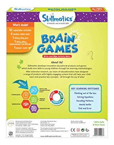 Juego Educativo Skillmatics: Juegos Mentales (6-99 Años) | T