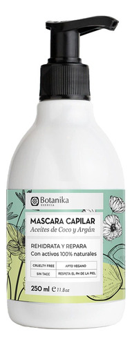Mascara Capilar Coco Y Argán Botanika  250ml  