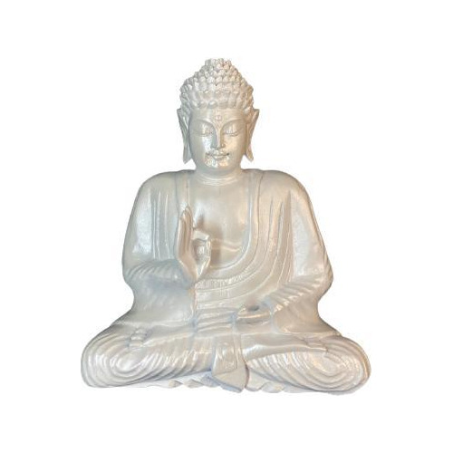 Imagem Buda Sentado Perolado - Hindu Resina
