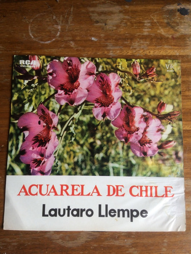 Vinilo Lautaro Llempe Acuarela De Chile