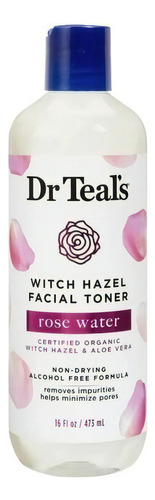 Dr Teals Tonico Facial Hamamelis Agua De Rosas  Sin Alcohol