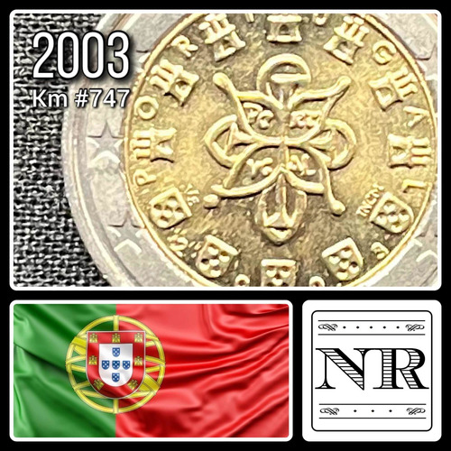Portugal - 2 Euros - Año 2003 - Km #747 - Regular