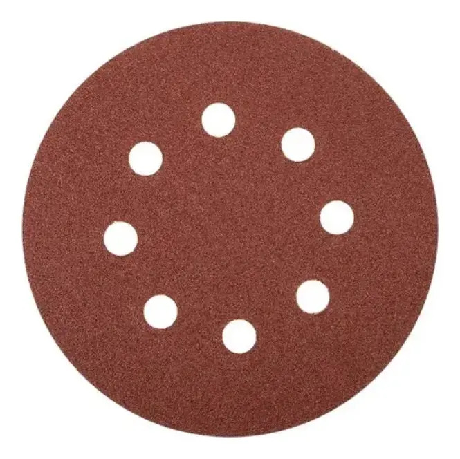 Lija Velcro 125mm 100 Uni Redonda Roto Orbital Discos Nopast Grano 220
