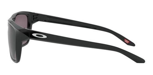 Imagem 3 de 3 de Óculos de sol Oakley Sylas Standard armação de o matter cor polished black, lente grey de plutonite prizm, haste polished black de o matter - OO9448