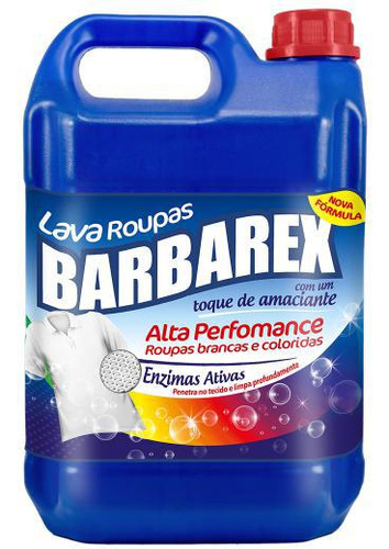 Lava Roupas Barbarex 5l Alta Performance 3 Galões