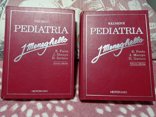 Libro Pediatria  Vol.1 Y Vol.2 - Edit.: Mediterraneo