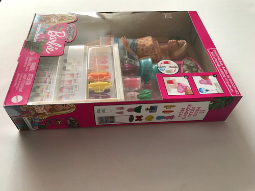 Barbie Smoothie Bar De Frappes Vitaminas Mattel 2020 Muñeca (Usado)