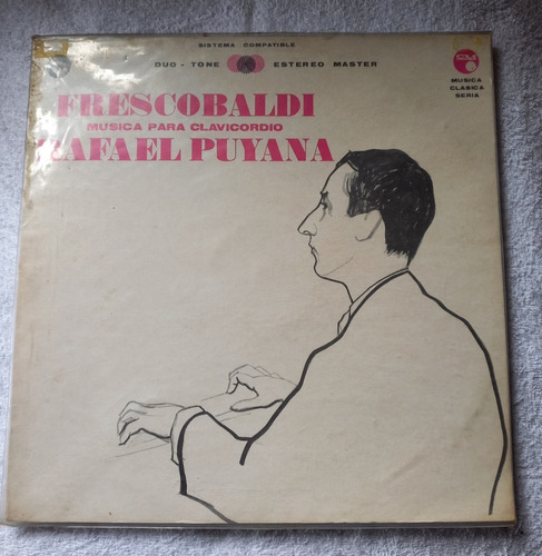 Rafael Puyana, Frescobaldi, Lp, Vinilo, Acetato