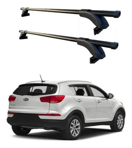 Barras Porta Equipaje Adaptable Kia Sportage 2013/2018 Riel