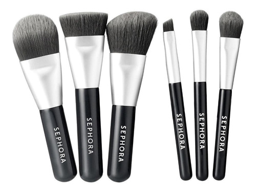 Set de 6 brochas de maquillaje Sephora Mini Deluxe Charcoal Antibacterial | MercadoLibre Set de 6 brochas de maquillaje Sephora Mini Deluxe Charcoal Antibacterial | MercadoLibre